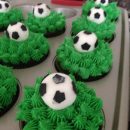 football cupcakes